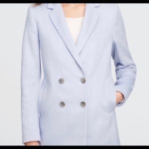 Ann Taylor brushed double breasted jacket